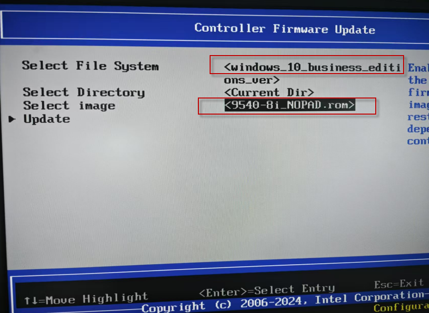 A computer screen with a blue and white screen Description automatically generated